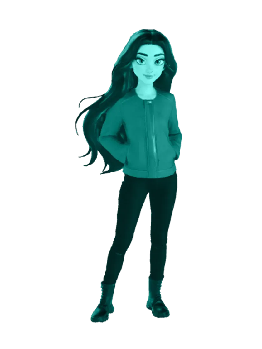 3D model: Disney School Girl (generated with Julian NXT)