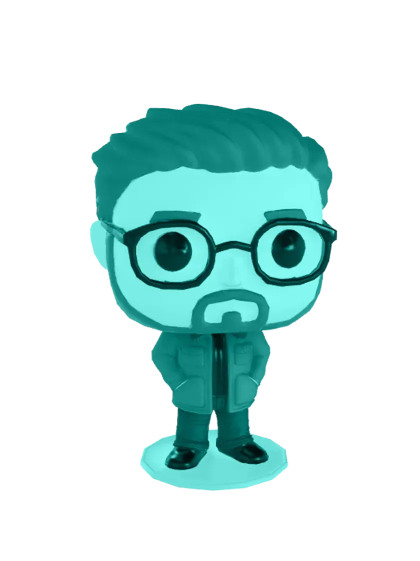 3D model: Funko Pop Guy 1 (generated with Julian NXT)