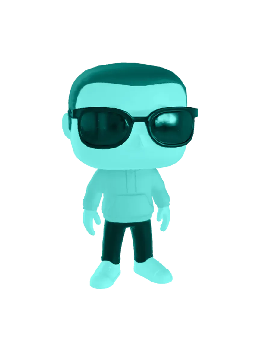 3D model: Funko Pop Guy 2 (generated with Julian NXT)