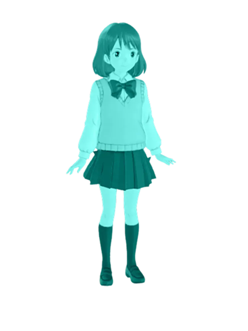 3D model: Ghibli Girl 2 (generated with Julian NXT)