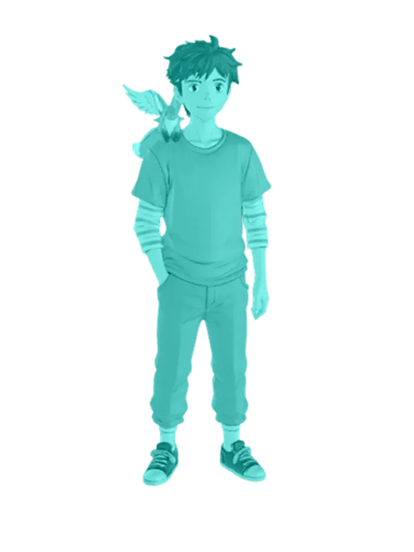 3D model: Ghibli Guy (generated with Julian NXT)