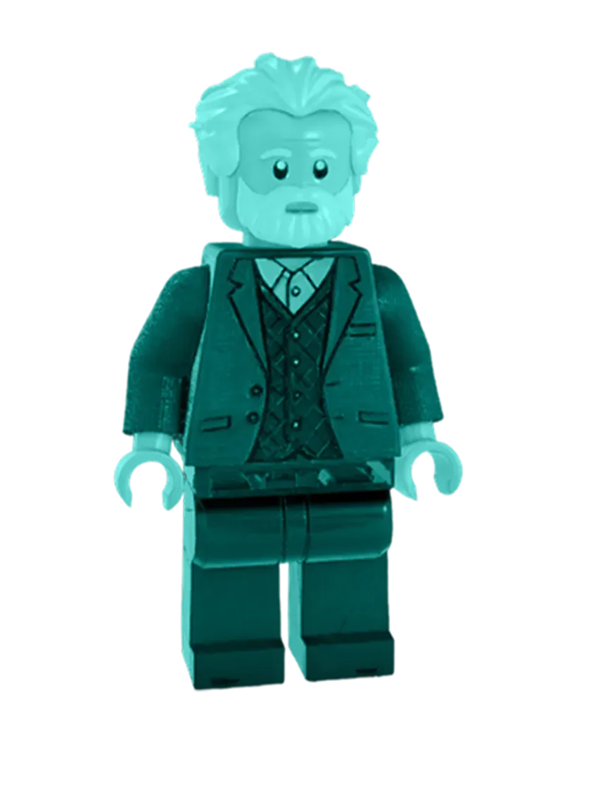 3D model: Lego grandpa (generated with Julian NXT)