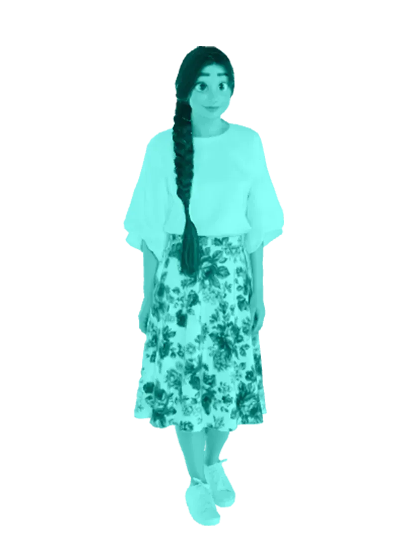 3D model: Pixar girl 2 (generated with Julian NXT)