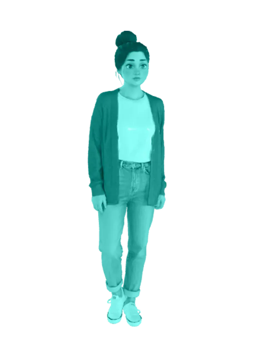 3D model: Pixar girl 3 (generated with Julian NXT)