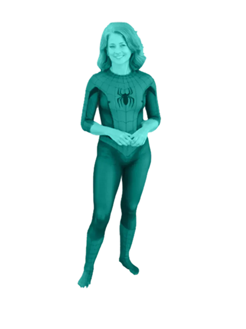 3D model: Spiderman woman (generated with Julian NXT)