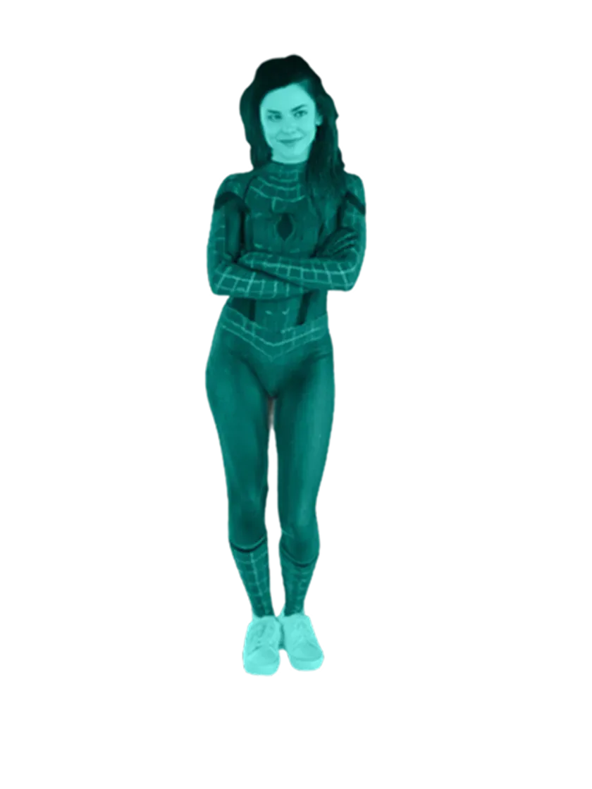 3D model: Spiderman Girl (generated with Julian NXT)