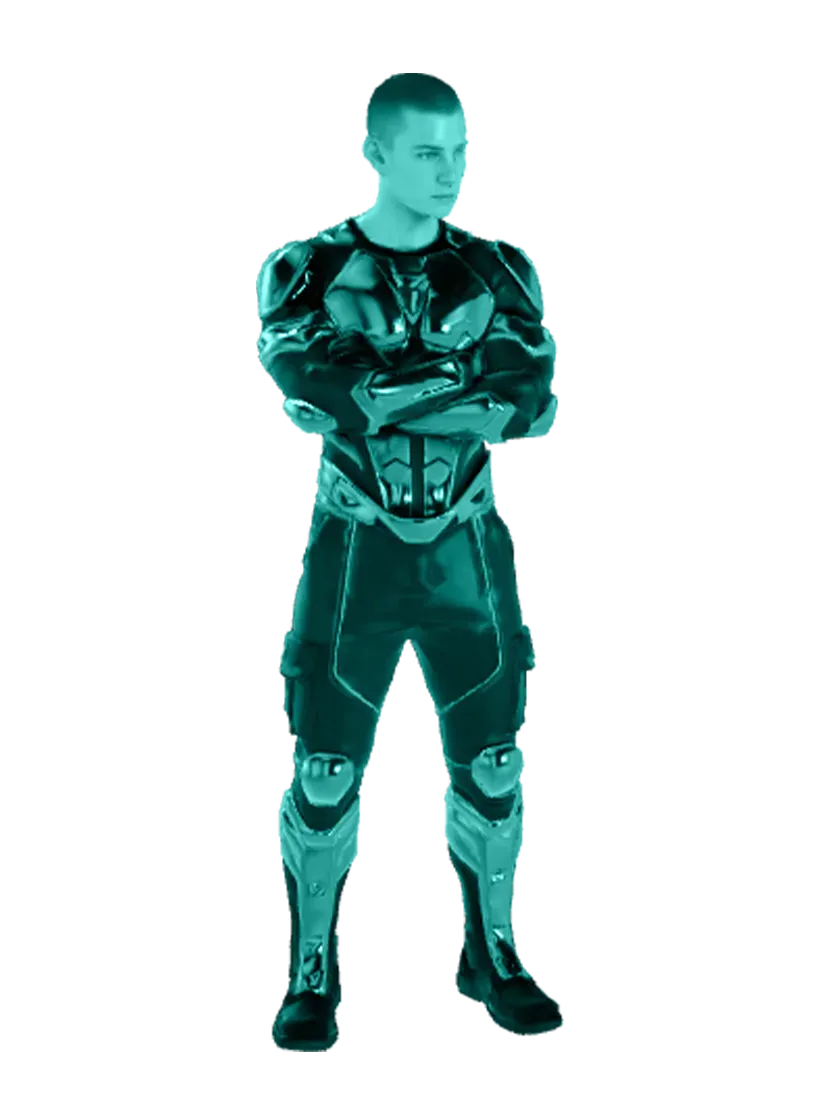 3D model: Superhero guy 2 (generated with Julian NXT)