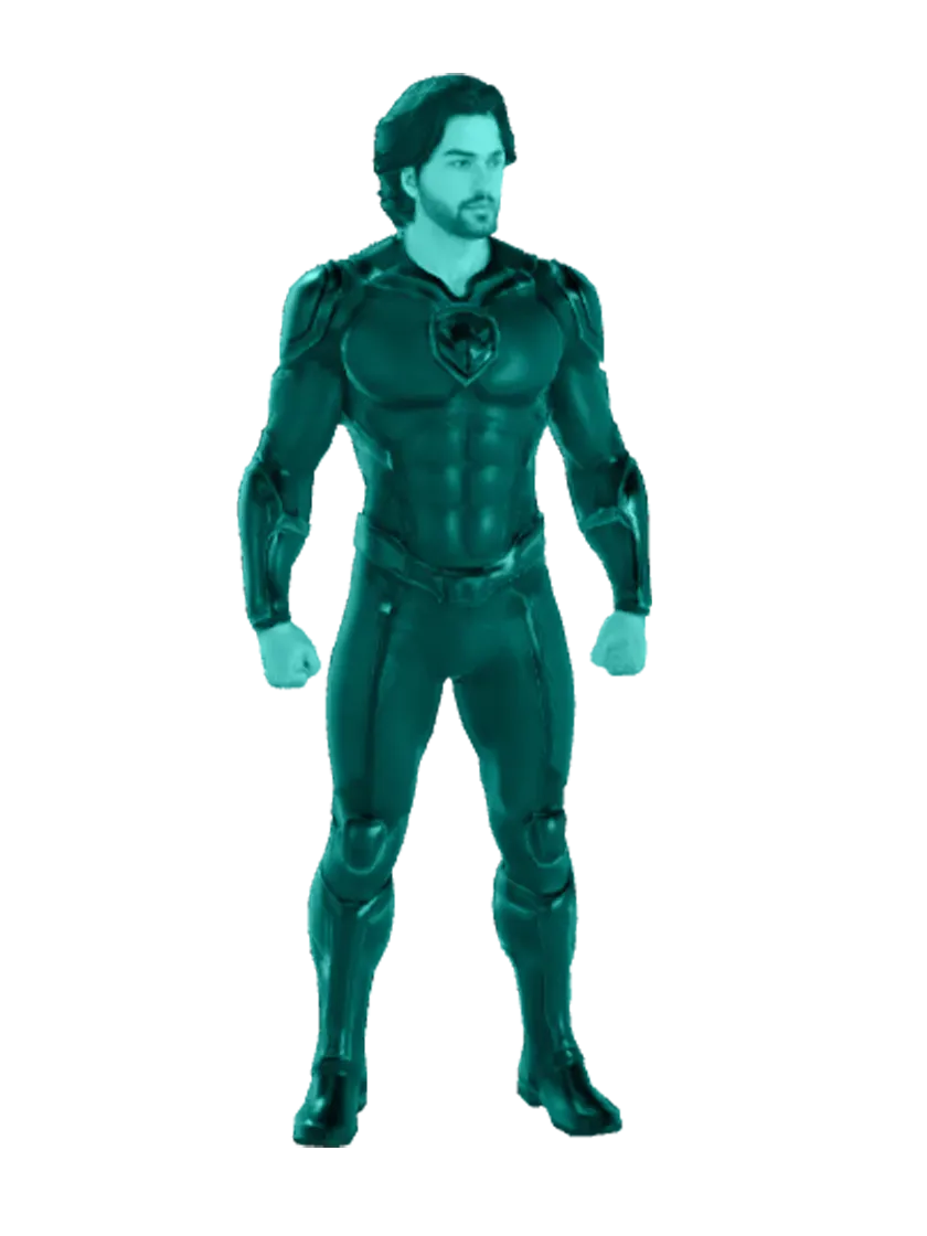 3D model: Superhero guy 3 (generated with Julian NXT)