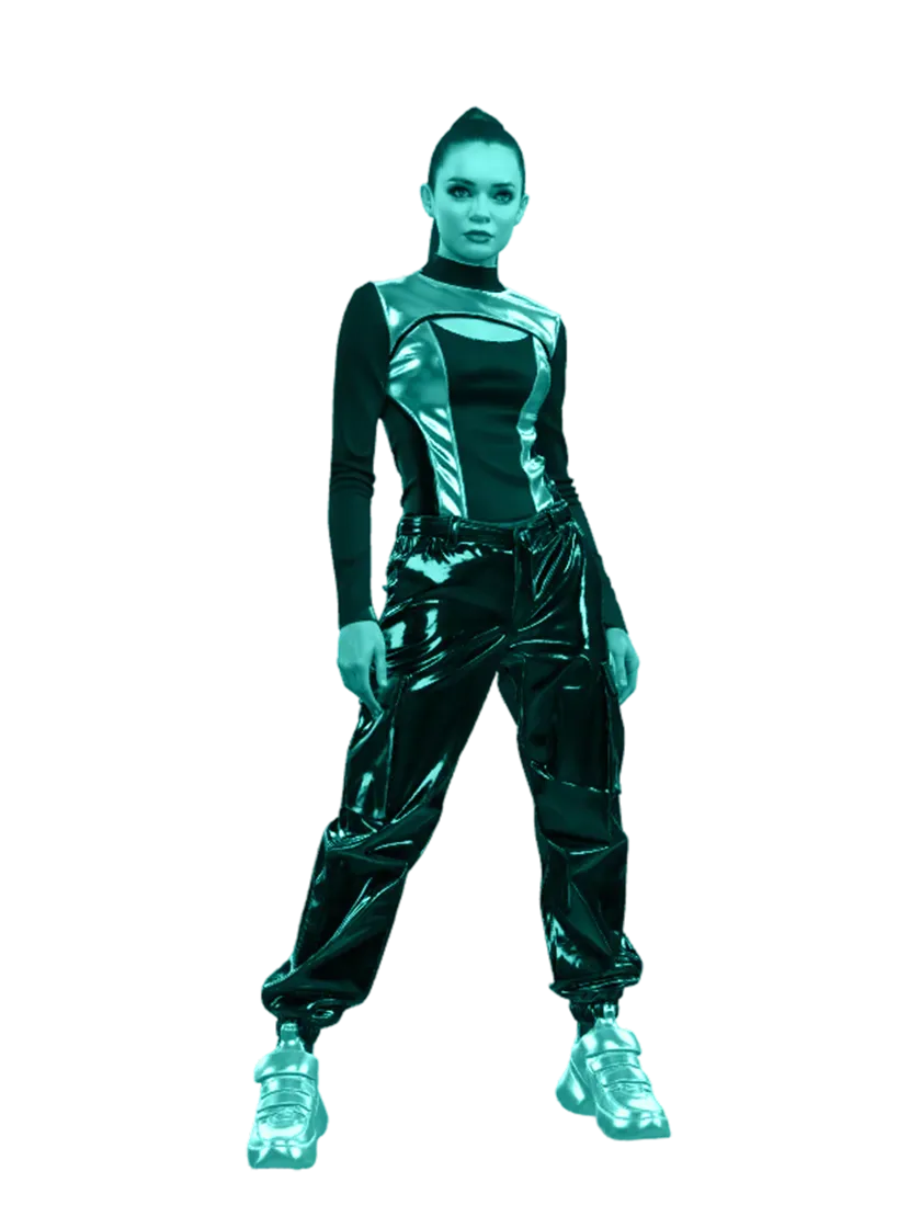 3D model: Cool girl (generated with Julian NXT)