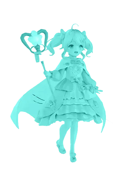 3D model: Anime Princess (generated with Julian NXT)