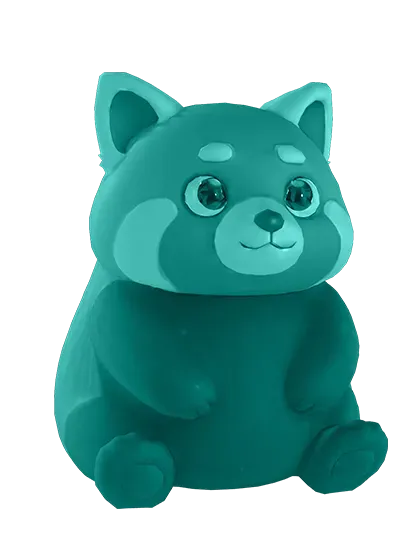 3D model: Red Panda Cub (generated with Julian NXT)