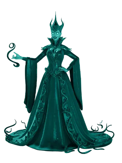 3D model: Dark Queen (generated with Julian NXT)