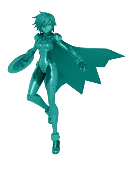 3D model: Flying Hero (generated with Julian NXT)
