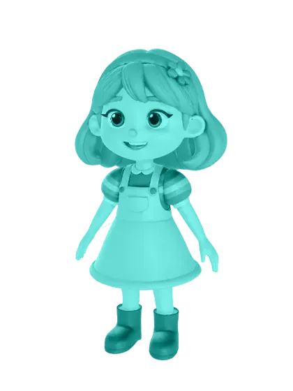 3D model: Ginger Girl (generated with Julian NXT)