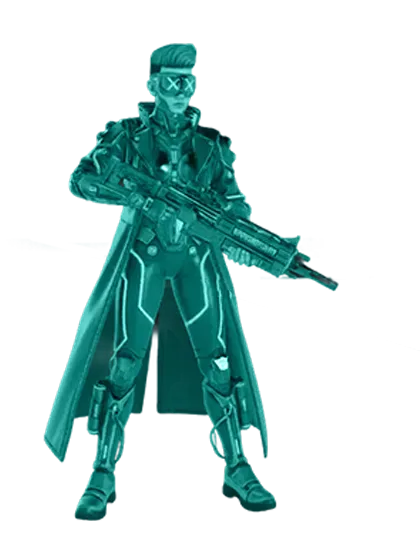 3D model: Gunner (generated with Julian NXT)