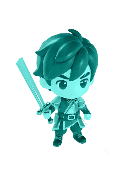 3D model: Swordsman (generated with Julian NXT)
