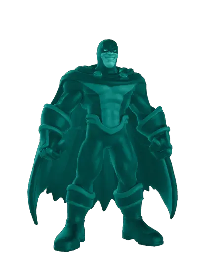 3D model: Darkman (generated with Julian NXT)