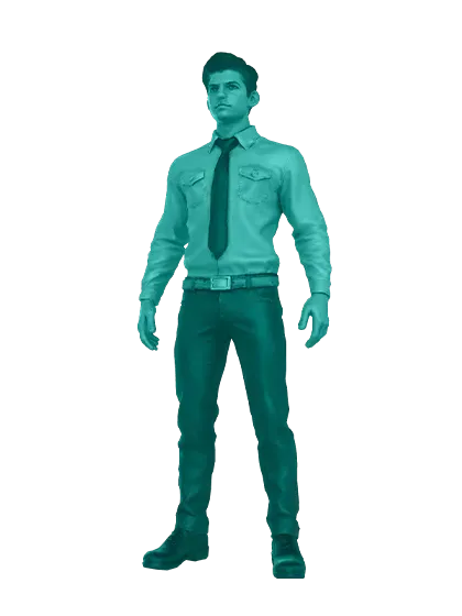 3D model: Office Guy (generated with Julian NXT)