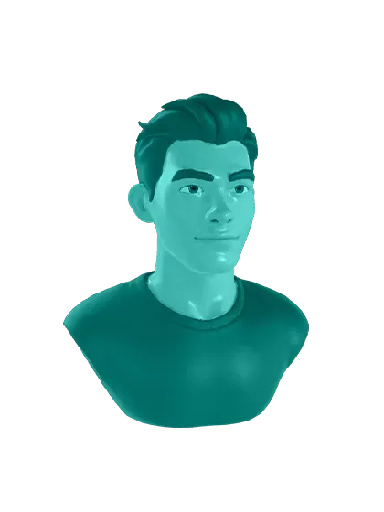 3D model: Human Head (generated with Julian NXT)