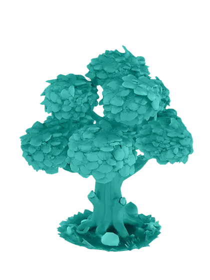 3D model: Deciduous Tree (generated with Julian NXT)