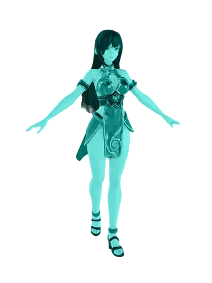 3D model: Anime Fairy (generated with Julian NXT)