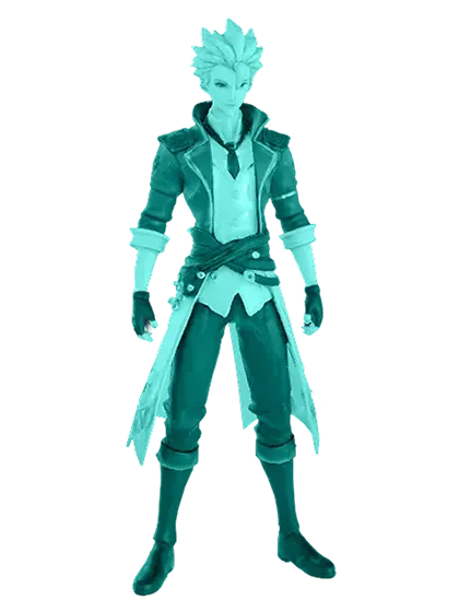 3D model: Anime Assasin (generated with Julian NXT)