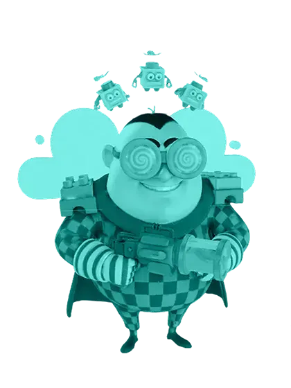 3D model: Cartoon Villain  (generated with Julian NXT)