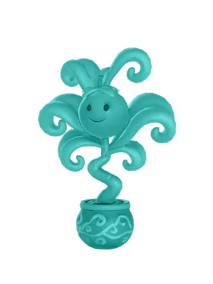 3D model: Talking Plant (generated with Julian NXT)