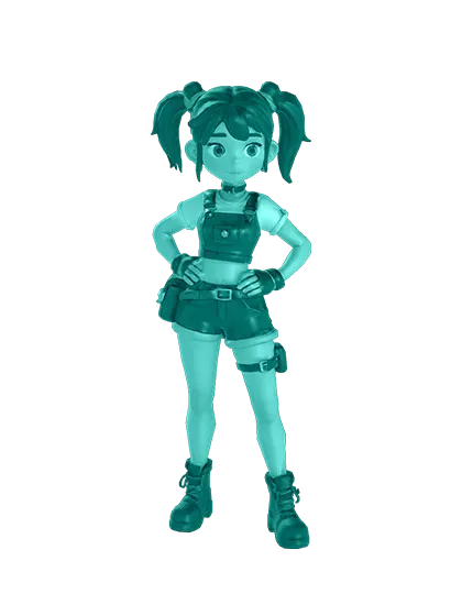 3D model: Teenage Girl (generated with Julian NXT)