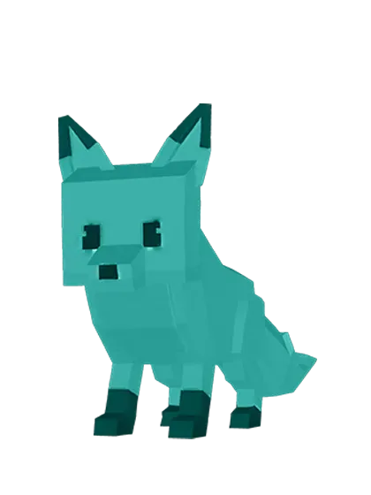 3D model: White Fox (generated with Julian NXT)