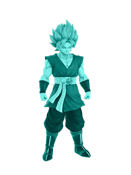 3D model: Shonen Fighter (generated with Julian NXT)