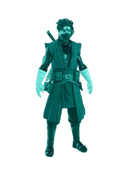3D model: Shonen Ninja (generated with Julian NXT)
