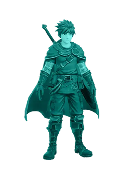 3D model: Shonen Sword Character (generated with Julian NXT)