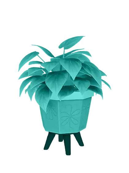 3D model: Money Plant (generated with Julian NXT)