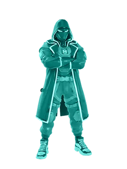 3D model: Mysterious Hero (generated with Julian NXT)