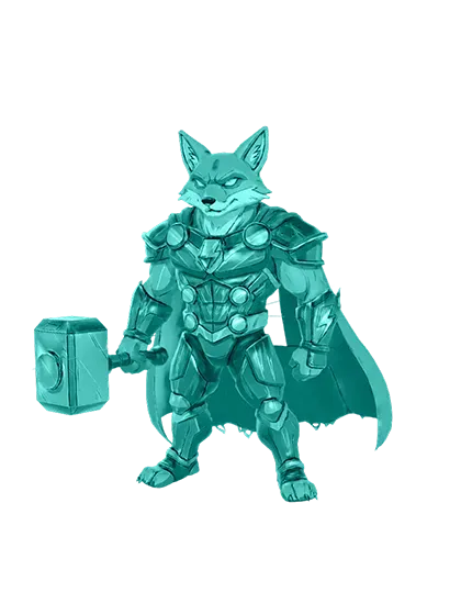 3D model: Animal Hero (generated with Julian NXT)