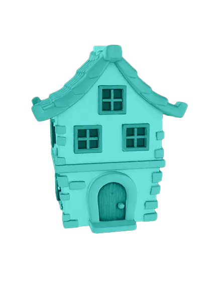 3D model: Two Story House (generated with Julian NXT)