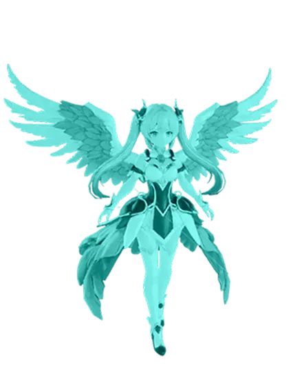 3D model: Angel Girl (generated with Julian NXT)