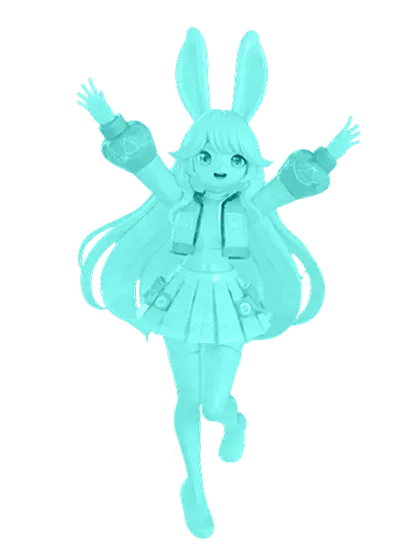 3D model: Bunny Girl (generated with Julian NXT)