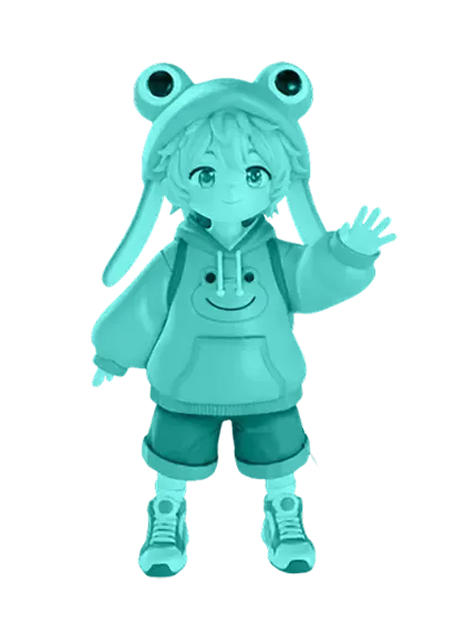 3D model: Anime Kawai Boy (generated with Julian NXT)