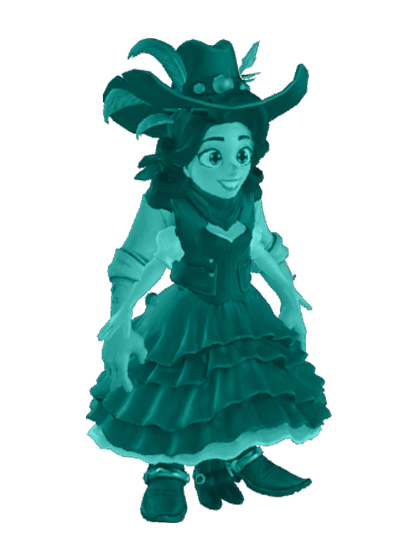 3D model: Cowgirl (generated with Julian NXT)