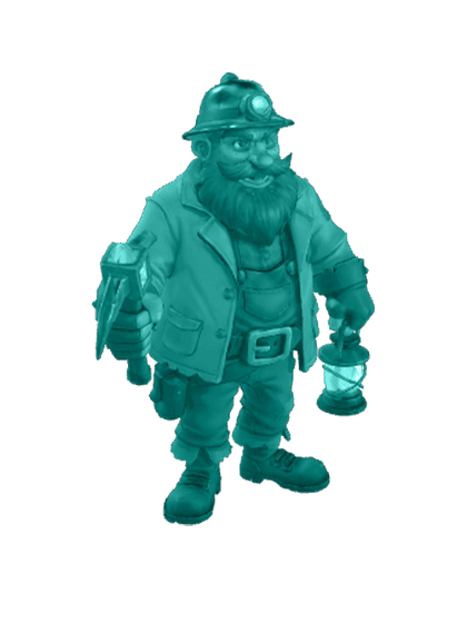 3D model: Miner (generated with Julian NXT)